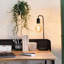 ATMOSPHERA Lampe à poser métal (H45,5 cm) Arietis Noir Sale