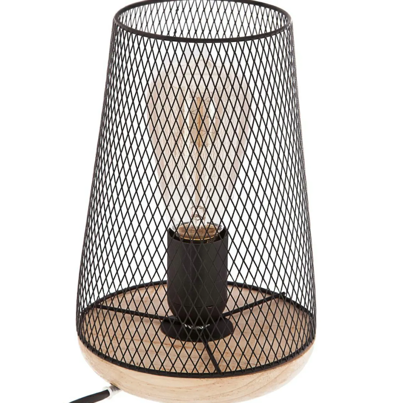 ATMOSPHERA Lampe à poser métal (H23 cm) Factor Noir