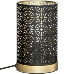 ATMOSPHERA Lampe à poser métal (H21,5 cm) Gipsy Noir