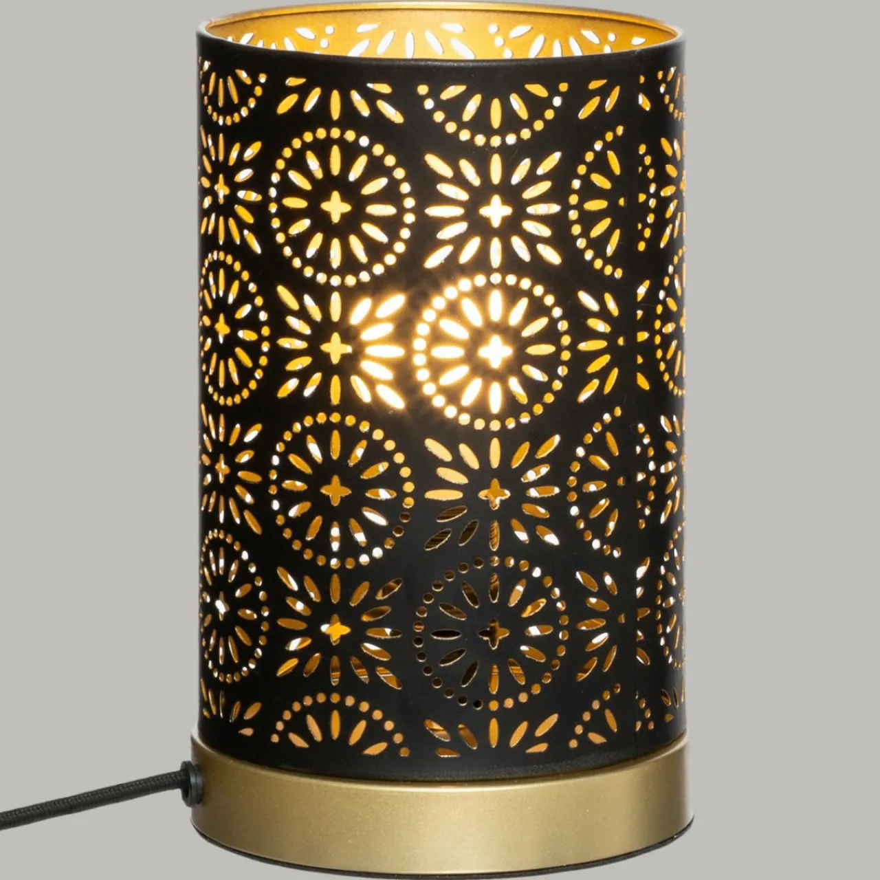 ATMOSPHERA Lampe à poser métal (H21,5 cm) Gipsy Noir