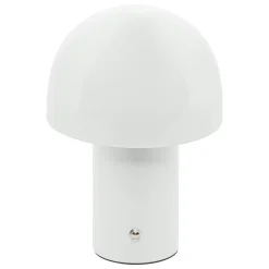 Atmosphera, cru017dateur d'intu017drieur Lampe à poser métal LED (H20 cm) Zola he Blanc