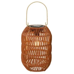 #N/A Lanterne de jardin solaire LED (H24,5 cm) Toscane Terracotta Orange Online
