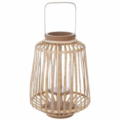 ATMOSPHERA Lanterne en rotin (H35 cm) Naturalys Beige Naturel Discount