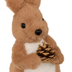 JJA Lapin peluche (H31 cm) Albin et pomme de pin Marron Marron clair Online