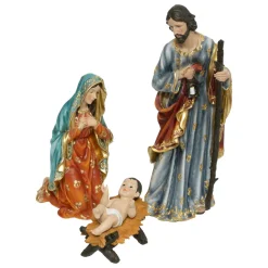 FEERIC LIGHTS Les 3 grands santons (H59 cm) de Teresa Multicolore