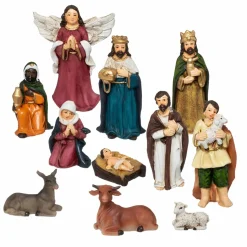 Feeric Lights & Christmas Les 11 petits santons (Hauteur 7 cm) de Sainte-Louise