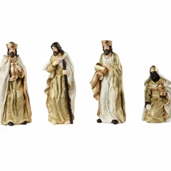 KAEMINGK Les 8 santons (Hauteur 15 cm) de Mario Or Hot