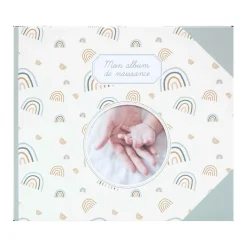 Atmosphera createur d'interieur for kids Livre de naissance (24 x 27 cm) Arc en ciel Vert Hot