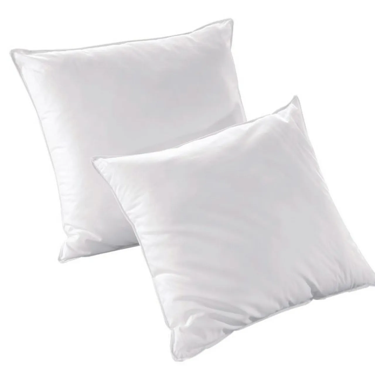 EMINZA Lot Couette chaude anti-acariens (260 x 240 cm) + 2 Oreillers (60 x 60 cm) Comète he Blanc Online