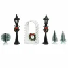 KAEMINGK Lot d'accessoires lampadaires et décorations pour aménager un village Hot