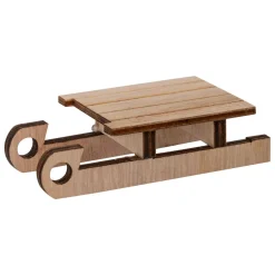 JJA Lot de 10 accessoires déco en bois (H17 cm) Porte de petite souris Multicolore Best