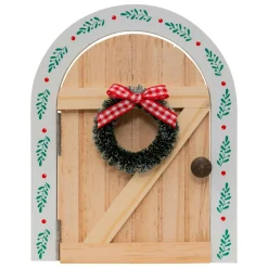 JJA Lot de 10 accessoires déco en bois (H17 cm) Porte de petite souris Multicolore Best