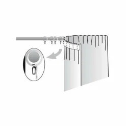 LUANCE Lot de 10 agrafes (D20) Transparent Online