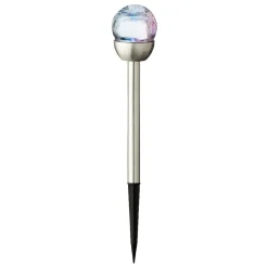 #N/A Lot de 6 bornes de jardin solaires (H24,5 cm) Verre craquelé Multicolore Online