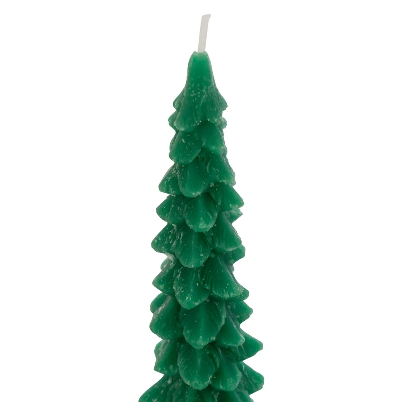 JJA Lot de 2 bougies bâton en cire (H25 cm) Sapin Vert Best