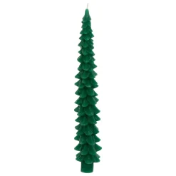 JJA Lot de 2 bougies bâton en cire (H25 cm) Sapin Vert Best