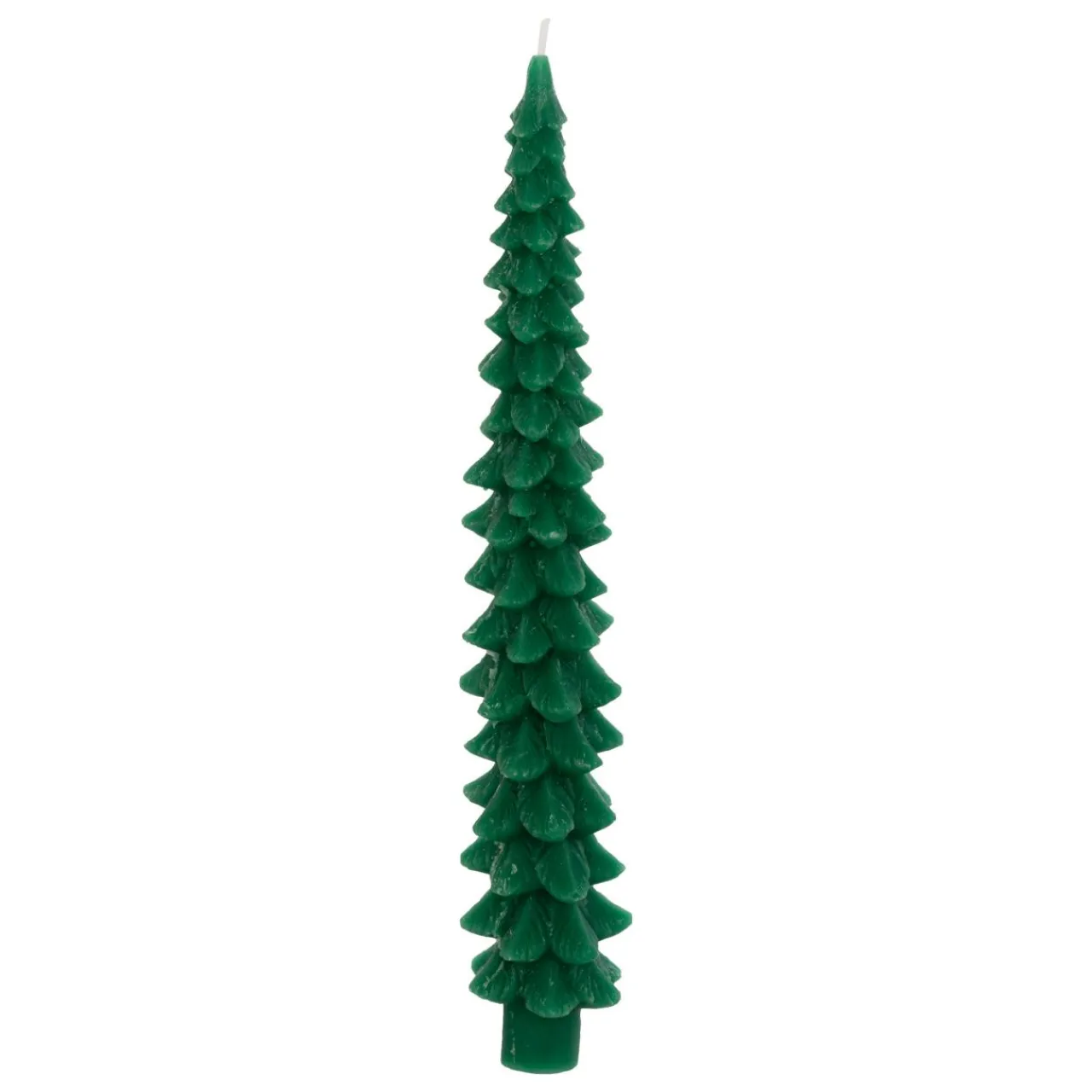 JJA Lot de 2 bougies bâton en cire (H25 cm) Sapin Vert Best