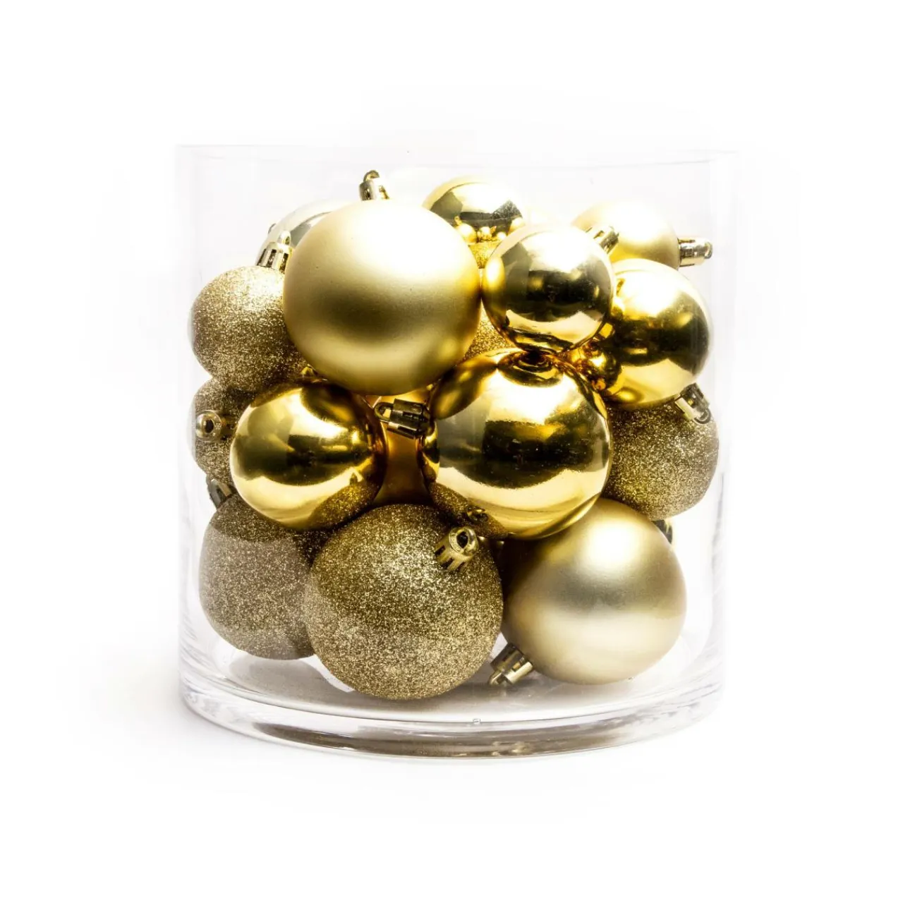 EMINZA Lot de 30 boules de Noël assties New Alpine Or Online