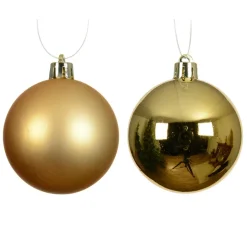 KAEMINGK Lot de 16 boules de Noël (D40 mm) Aravis Or Sale