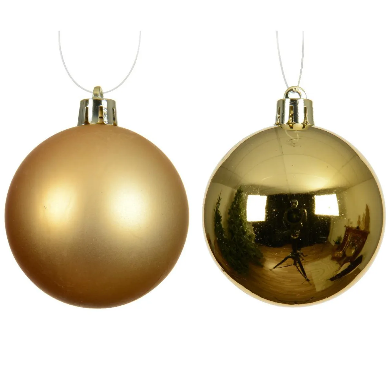 KAEMINGK Lot de 16 boules de Noël (D40 mm) Aravis Or Sale