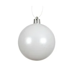 KAEMINGK Lot de 6 boules de Noël (D80 mm) Aravis Blanc Sale