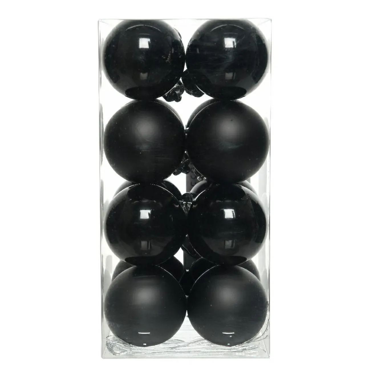 KAEMINGK Lot de 16 boules de Noël (D40 mm) Aravis Noir Sale