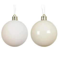 KAEMINGK Lot de 16 boules de Noël (D40 mm) Aravis Blanc laine Online