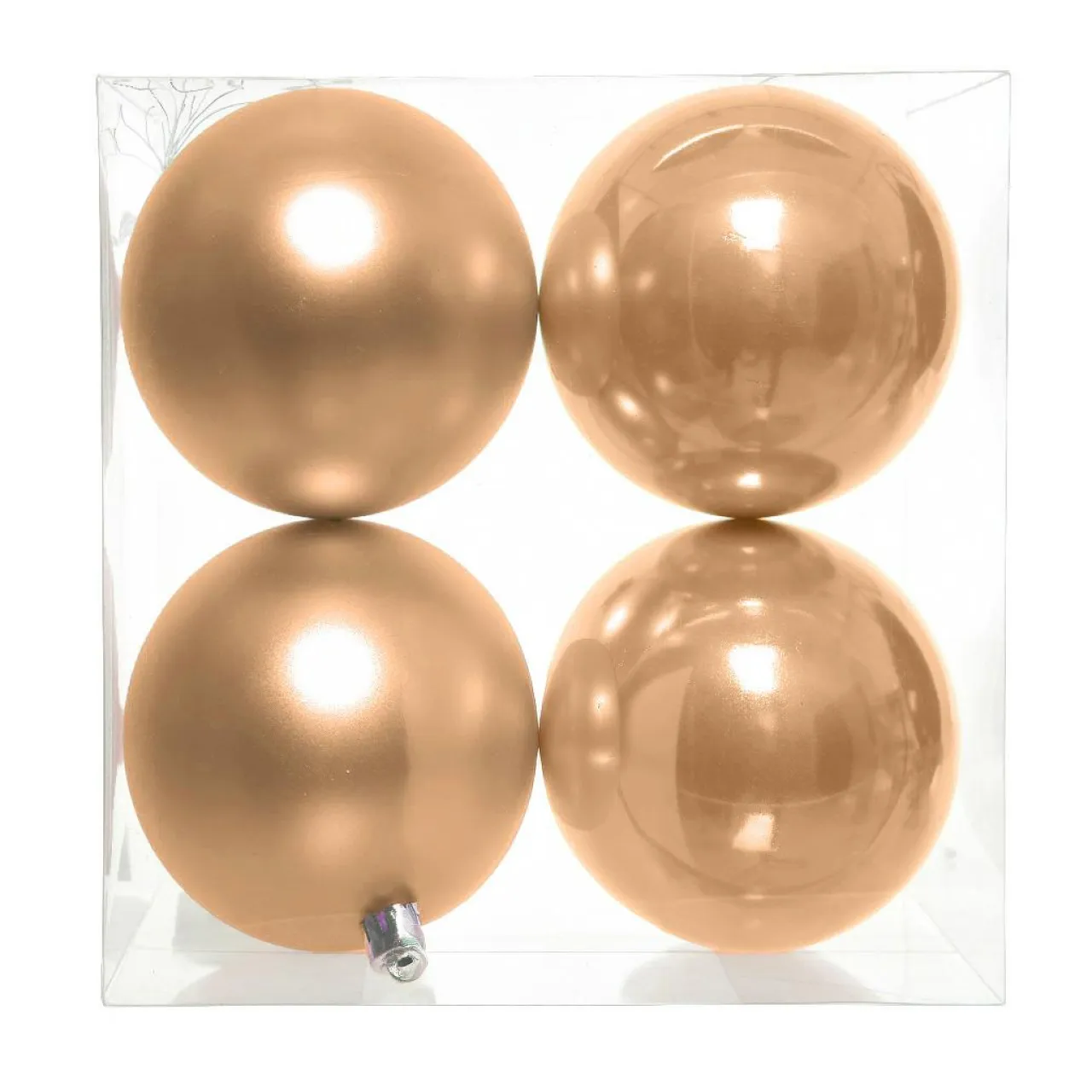 KAEMINGK Lot de 4 boules de Noël (D100 mm) Aravis Pêche Sale