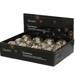 KAEMINGK Lot de 12 boules de Noël (D80 mm) Festive Multicolore