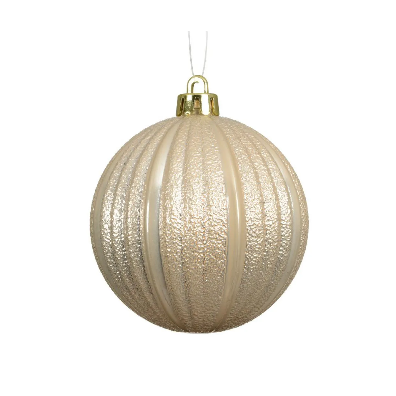 KAEMINGK Lot de 6 boules de Noël (D80 mm) Glitter Perle Online