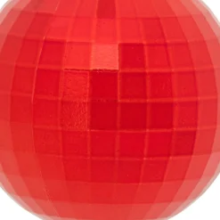 JJA Lot de 14 boules de Noël (D160 mm) Miroir Rouge New