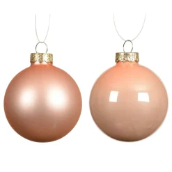 KAEMINGK Lot de 6 boules de Noël en verre (D80 mm) Boréal Pêche Outlet