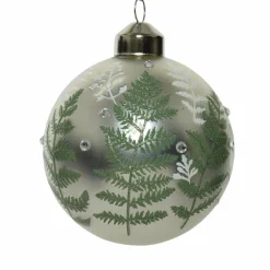 KAEMINGK Lot de 3 boules de Noël en verre (D80 mm) Lips Argent Best