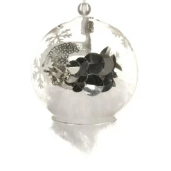 KAEMINGK Lot de 2 boules de Noël en verre (D80 mm) Swan Blanc Online
