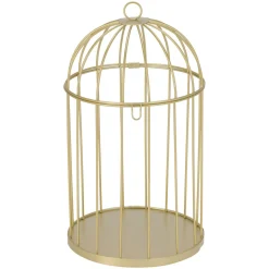 KOOPMAN Lot de 3 cages à oiseaux (H41 cm) Christmas Chic Dé Or Sale