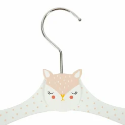 OSTARIA Lot de 3 cintres enfant bois Biche s Rose Discount