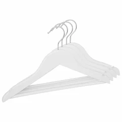 Atmosphera createur d'interieur for kids Lot de 4 cintres enfant bois Blanc New