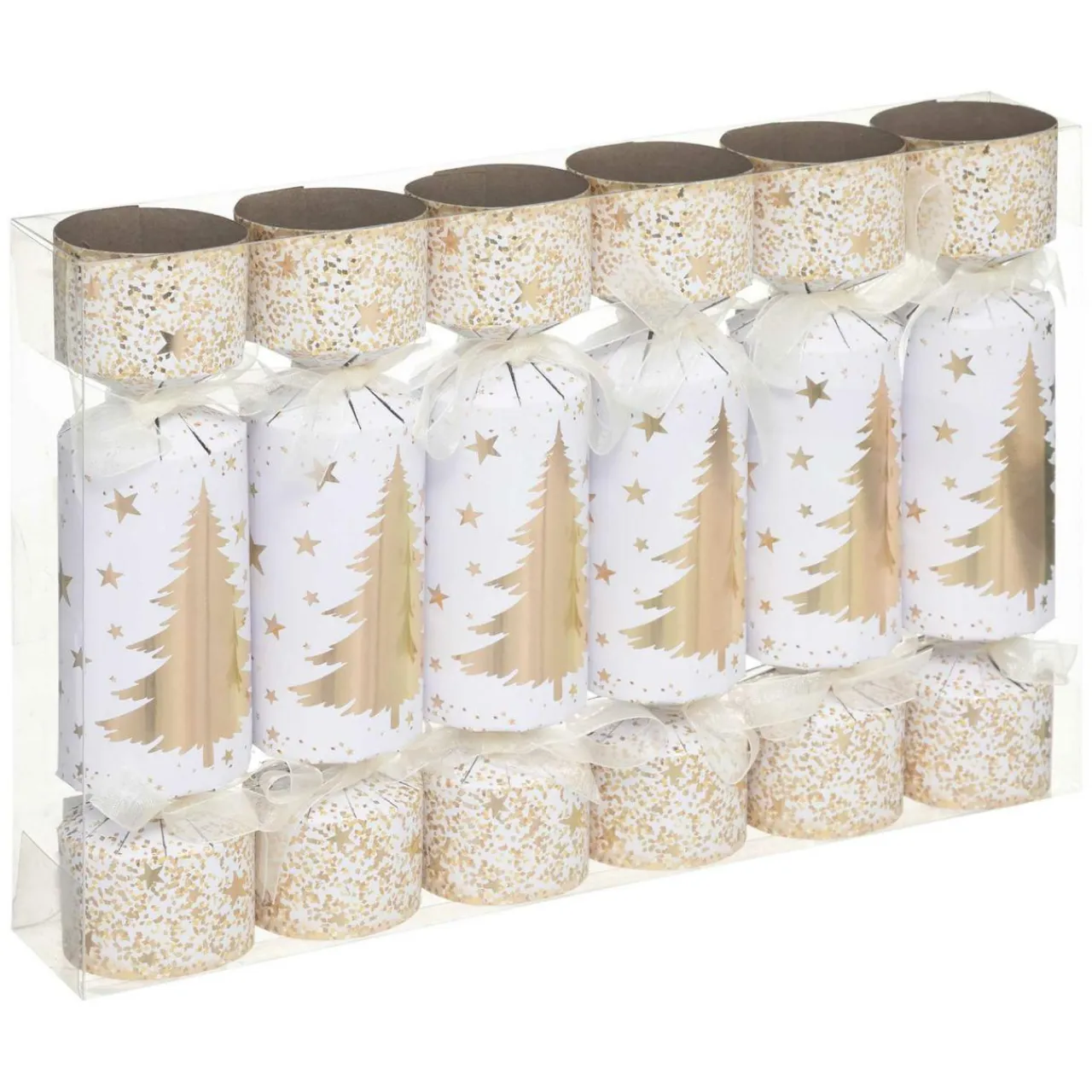 Feeric Lights & Christmas Lot de 6 crackers Sapin Or Outlet