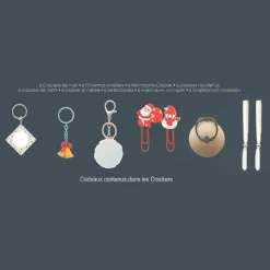 Feeric Lights & Christmas Lot de 6 crackers Sapin Or Outlet