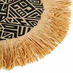 OSTARIA Lot de 3 décorations murales fibres naturelles (H32 cm) Nairobi Noir Online