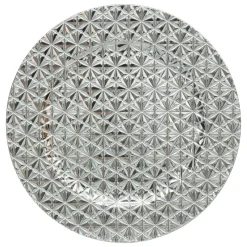 FEERIC LIGHTS Lot de 24 dessous d'assiette (D33 cm) Luxe Argent