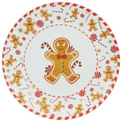 FEERIC LIGHTS Lot de 12 dessous d'assiette (D33 cm) Pain d'épices Marron