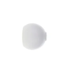 LUANCE Lot de 2 embouts pour tringle bois (D28 mm) Nils boule Blanc Discount