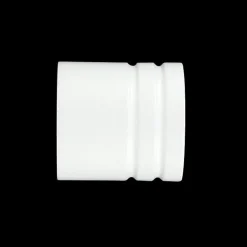 LUANCE Lot de 2 embouts tringle bois (D28 mm) Nils bouchons Blanc Outlet