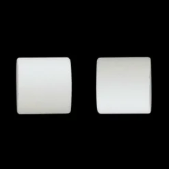 LUANCE Lot de 2 embouts tringle (D20 mm) Jim Bouchons mat Blanc Clearance