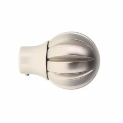LUANCE Lot de 2 embouts tringle (D20 mm) Jim Touch of zen Argent Discount
