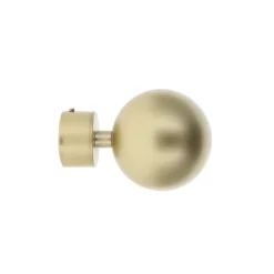 LUANCE Lot de 2 embouts tringle métal (D28 mm) Gaïa Or