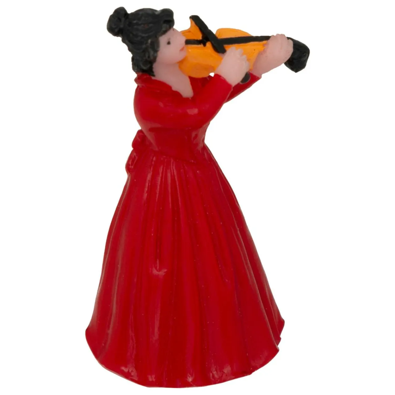 JJA Lot de 5 figurines et accessoires pour village (H22 cm) Musique et kiosque Multicolore