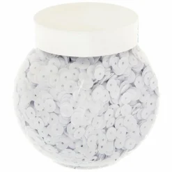 Feeric Lights & Christmas Lot de 100 gr de sequins Blanc