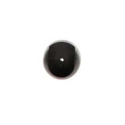 LUANCE Lot de 2 naissances tringle rideau bois (D28 mm) Nils mat Noir New